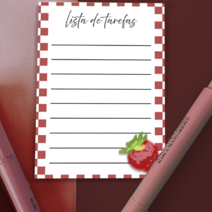 Lista de Tarefas Fruta Morango